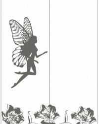 Пескоструйный рисунок Ангелы Феи 55